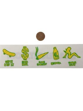 Shake Junt Code Sketch Skateboard Sticker
